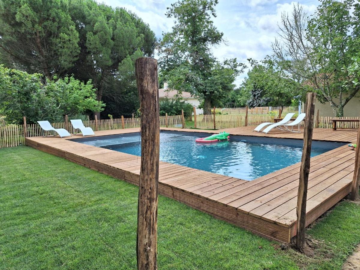 Mimizan-Plage La Pinede Du Cheou, Piscine, Logement Independant, Parking, Draps, Wifi Fibre מראה חיצוני תמונה